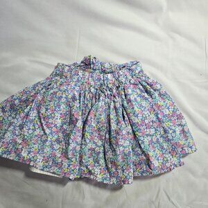 Vintage Carter’s girls’ colorful floral skirt with a white underskirt Girls 5T